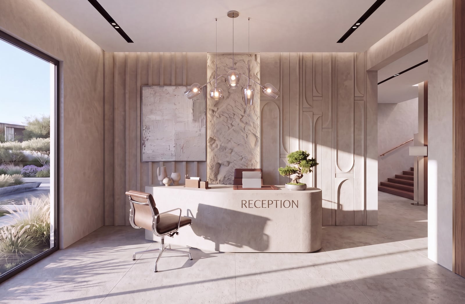 Reception — 4K render