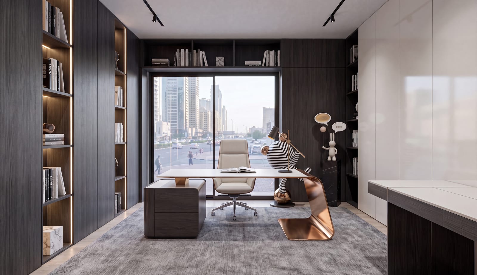 Executive office — photoreal render